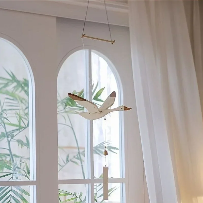 Can Fly Seagull Hanging Decorations Creative Cute Adjustable Hanging Decorations Children Room Wind Chimes Interior Decoration
