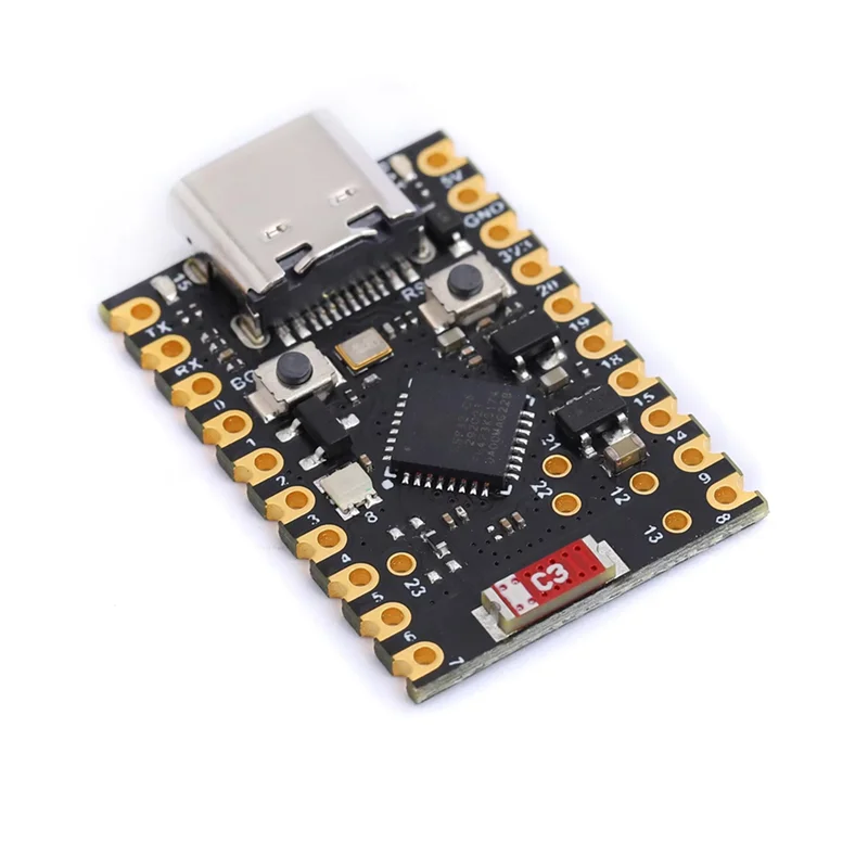 FFYY-5X ESP32-C6 Papan Pengembangan Supermini Papan Inti Pengontrol Pembelajaran Pemrograman Mikrokontroler