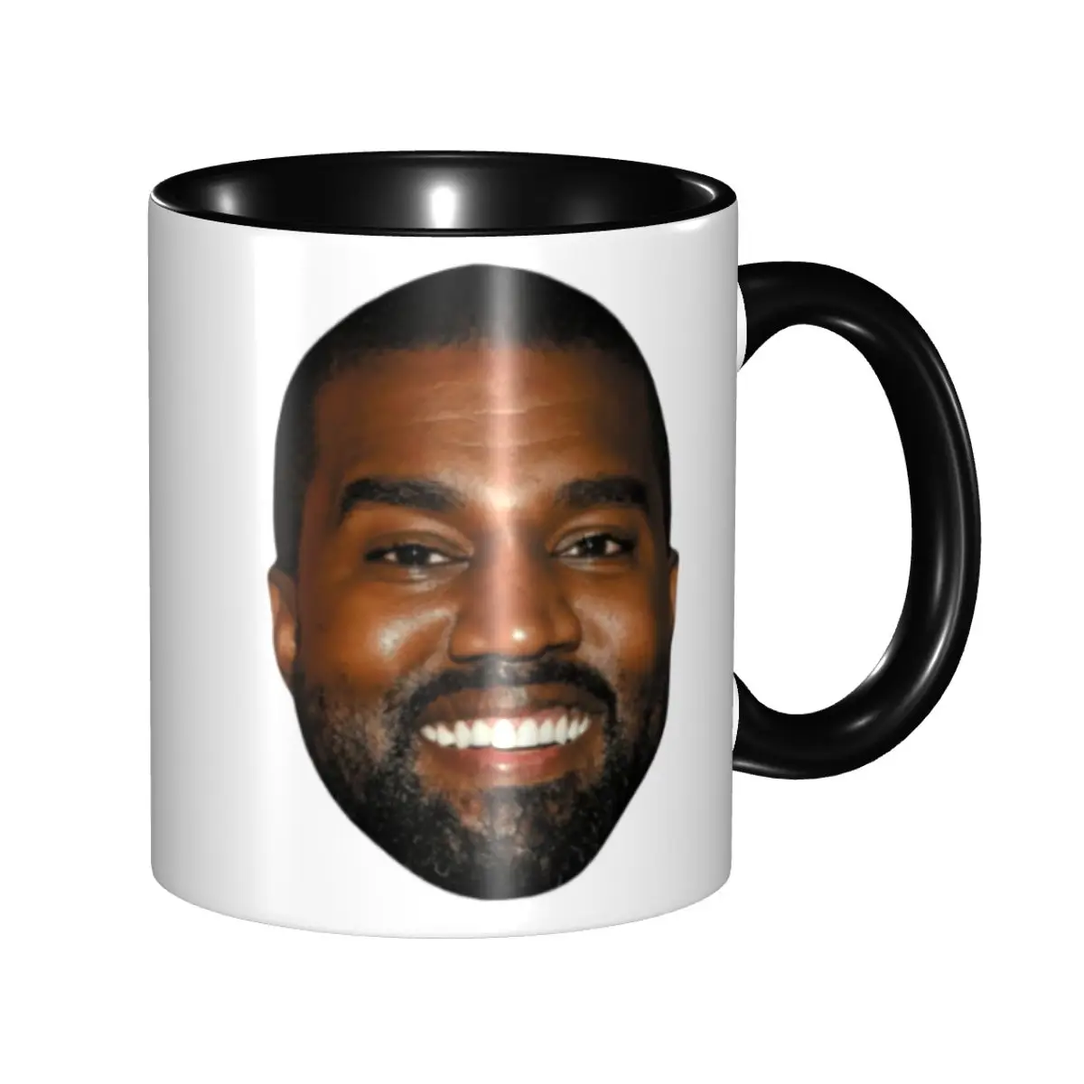 Personalized Funny Kanye West Meme Coffee Mugs DIY Rapper Music Producer Ceramic Milk Tea Cup