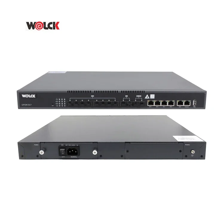 Wolck AC Power Supply 110V 220V GPON 1 2 4 Ports 8 Ports OLT