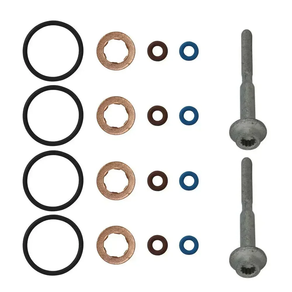 18x Injector Clamp Bolt & 4x Nozzle Seal Kit For VW Audi Skoda SEAT 1.6 TDi 03L130277B 883.670