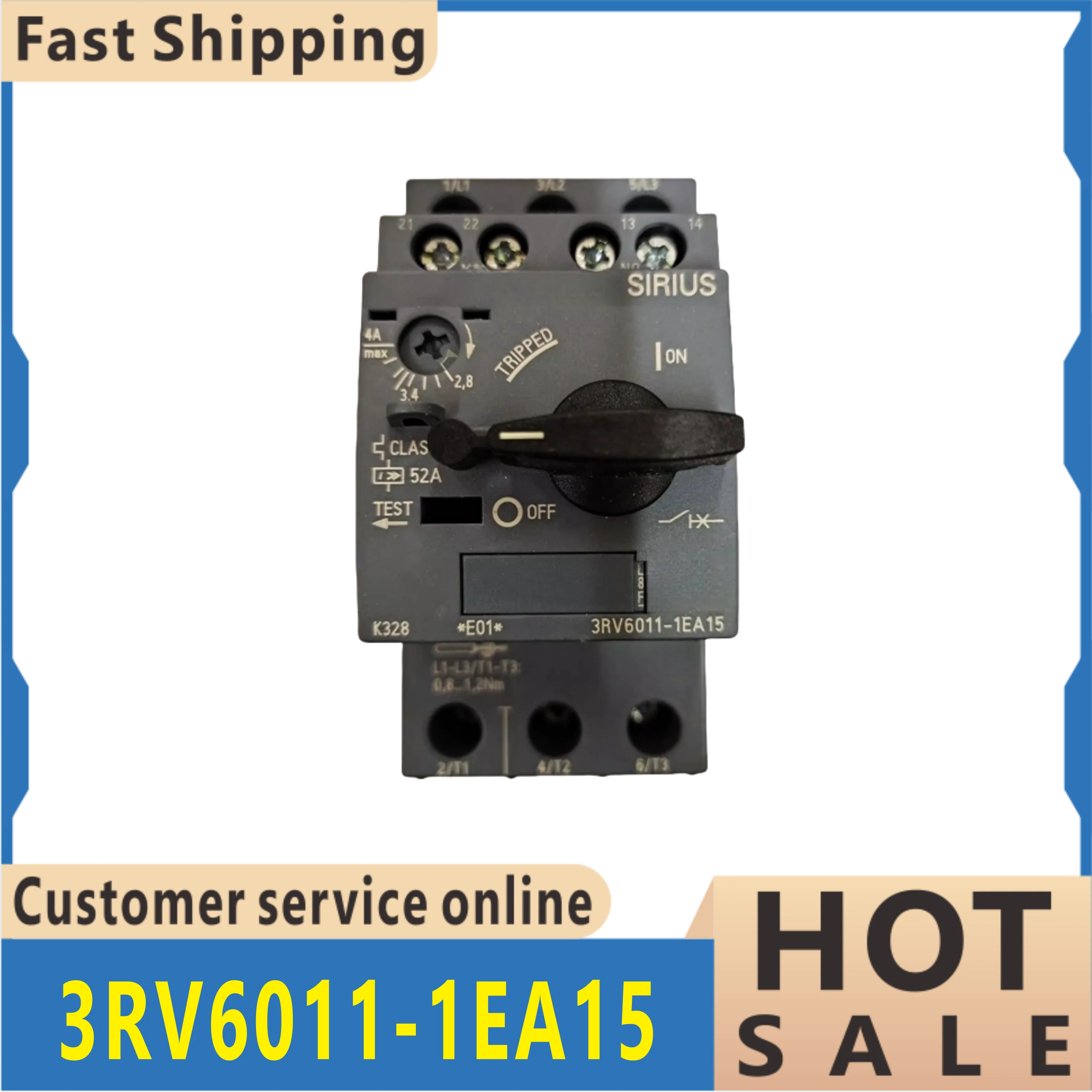 100% original 3rv6011-ea15 3rv6011-fa15 3rv6011-ha15 3rv6011-ka15 Disjuntor protetor