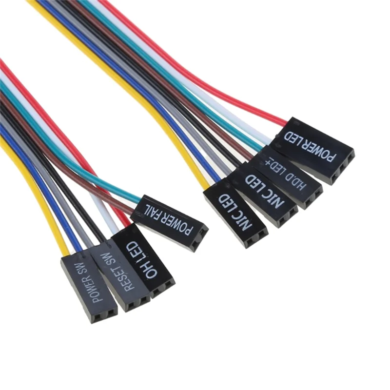 Multifunktional für Supermicro Front Panel Connector Adapterkabel für Computergehäuse Server Schalter Verlängerungskabel