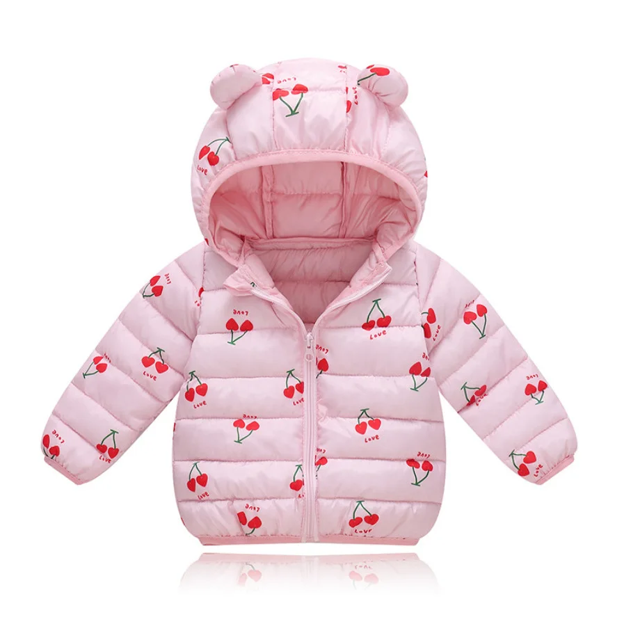 

Детское хлопковое пальто, пуховик с героями мультфильмов для малышей, одежда с капюшоном для мальчиков 2–6 лет, теплая зимняя одежда для девочек, верхняя одежда для малышей