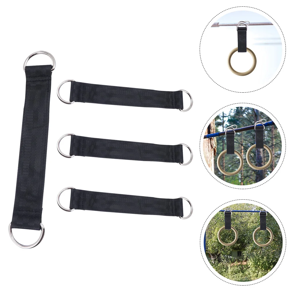 

4 Pcs Safety Harness Fitness Pull Rope Gym Band Equipment Accessories Exercise Pull-up Assist Bar Straps for Abs Belt