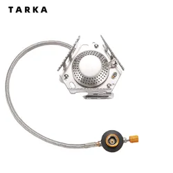 TARKA Camping One Head Gas Stove Outdoor Picnic Tourist Equipment Big Power Burner Tourism Cooker Barbecue Camping Supplies