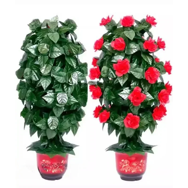 

Blooming Rose Bush (20 Flowers,Remote Control,Battery Version) Magic Tricks Flower Appearing Stage Party Wedding Props Funny