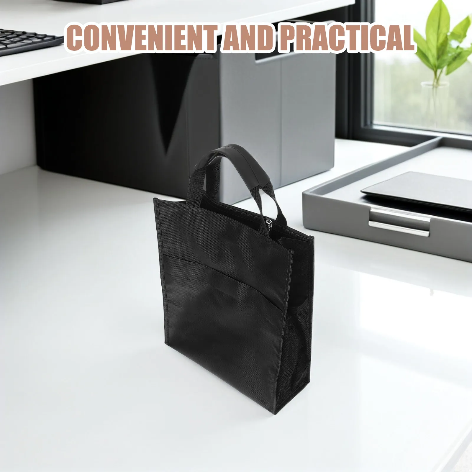 Tote Bags Organizer File Carry Bag Document Notebook Pouch Office Business Carrying Paper Files