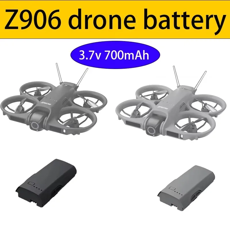 For Z906 Screen Drone Quadcopter ZN722255 3.7V 700mAh Li‑ion Rechargeable Battery Replacement For RC Aircraft Drone Parts