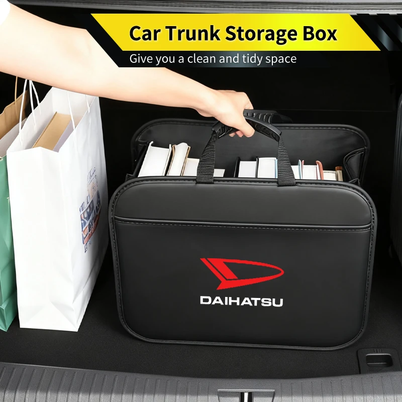 Car Trunk Storage Box Large Capacity Tools Organiser Stowing Tidying Bag For Daihatsu Terios Sirion Mira Materia Rocky YRV Feroz