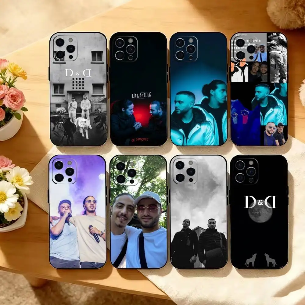 

French Rapper Djadja Dinaz Phone Case For iPhone 17,16,15,14,13,12,11 Plus,Pro Max,XS,Soft Silicone Black Cover