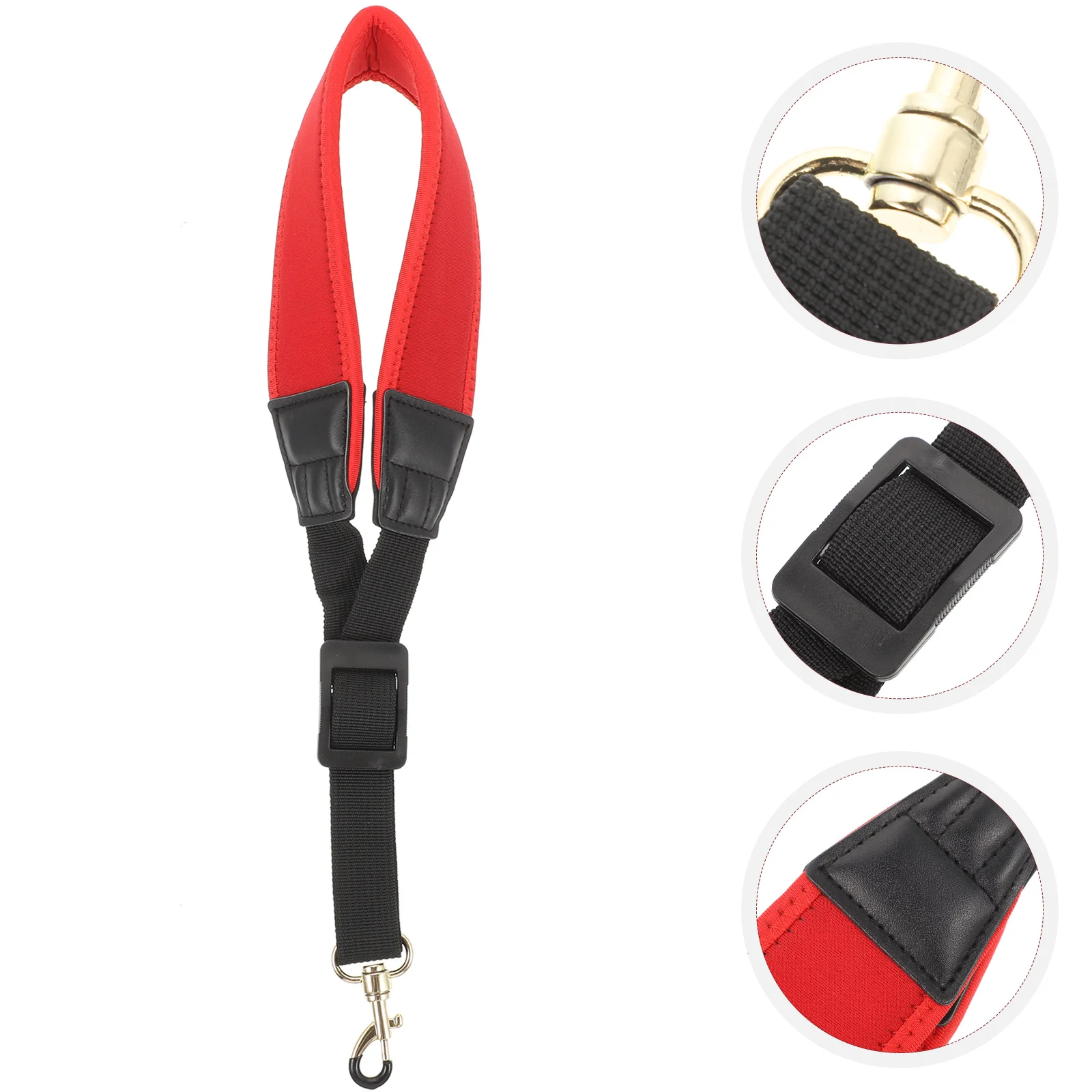 

Saxophone Strap Neck Alto Straps Musical Instrument Safe Hook Replacement Accessories Cotton Adjustable