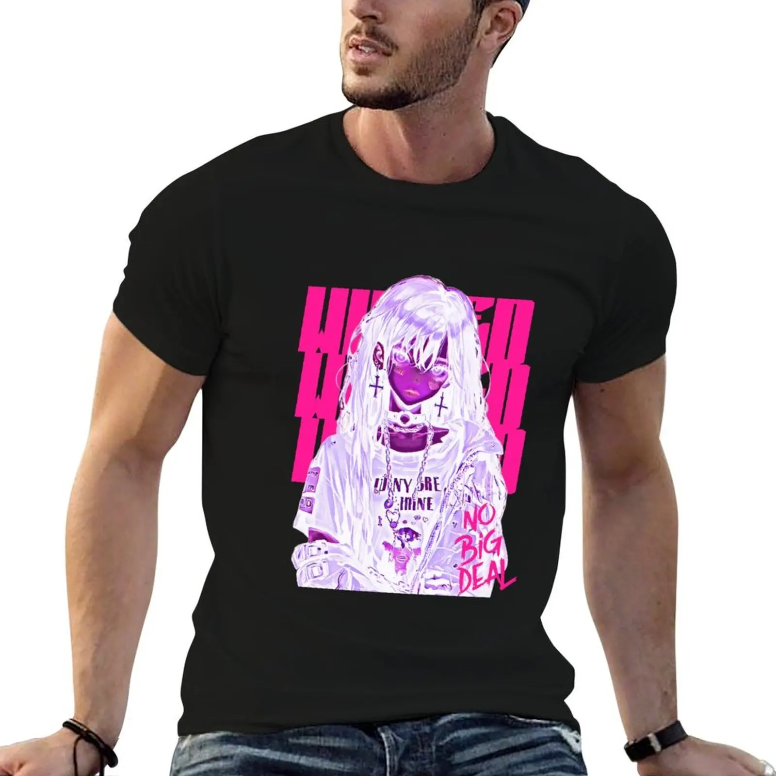 

рубашки из хлопка для мужчин t No anime Deal повседневные рубашки для девочек в готическом стиле с аниме мужские рубашки для футболок мужские большие рубашки в стиле Харадзюку