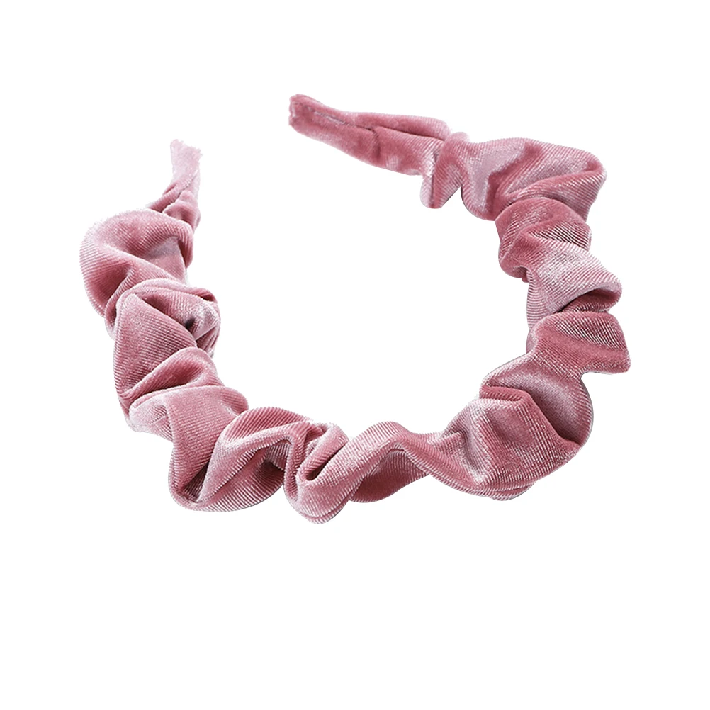 

Velvet Hoop Women Girls Hair Band Foldable Premium Material Comfortable Stylish Everyday Party Wedding Braiding Tools