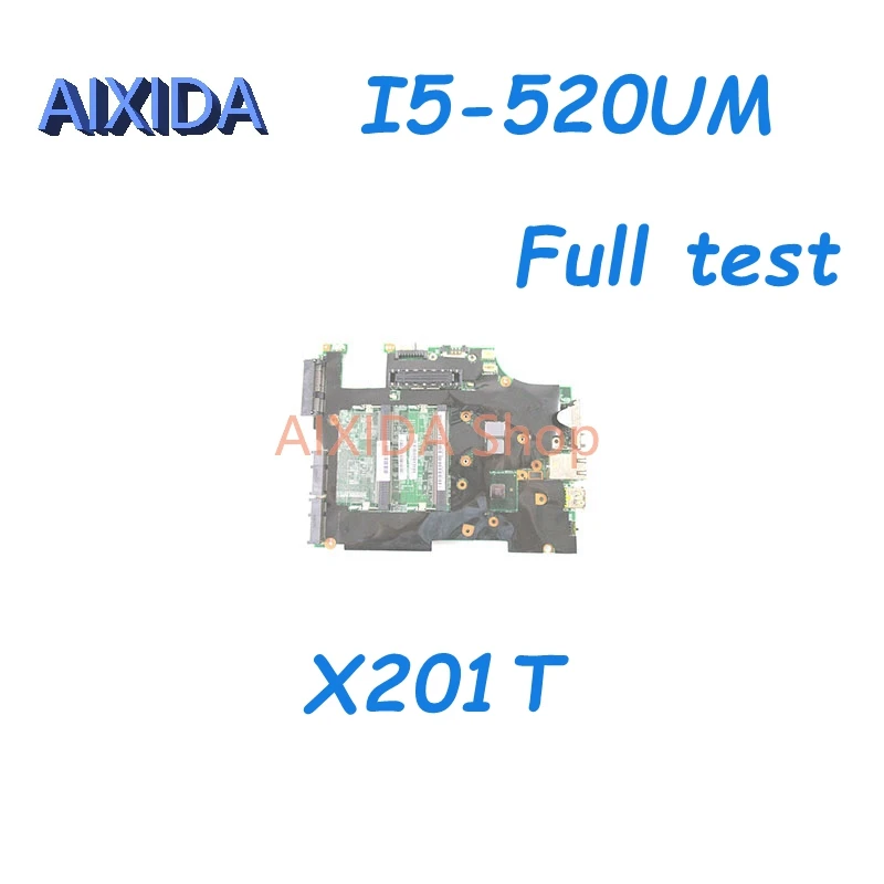 AIXIDA 09236-1 48.4DV03.011 63Y2180 For LENOVO Thinkpad X201T Talet Laptop Motherboard I5-520UM CPU HM55 DDR3 Notebook Mainboard