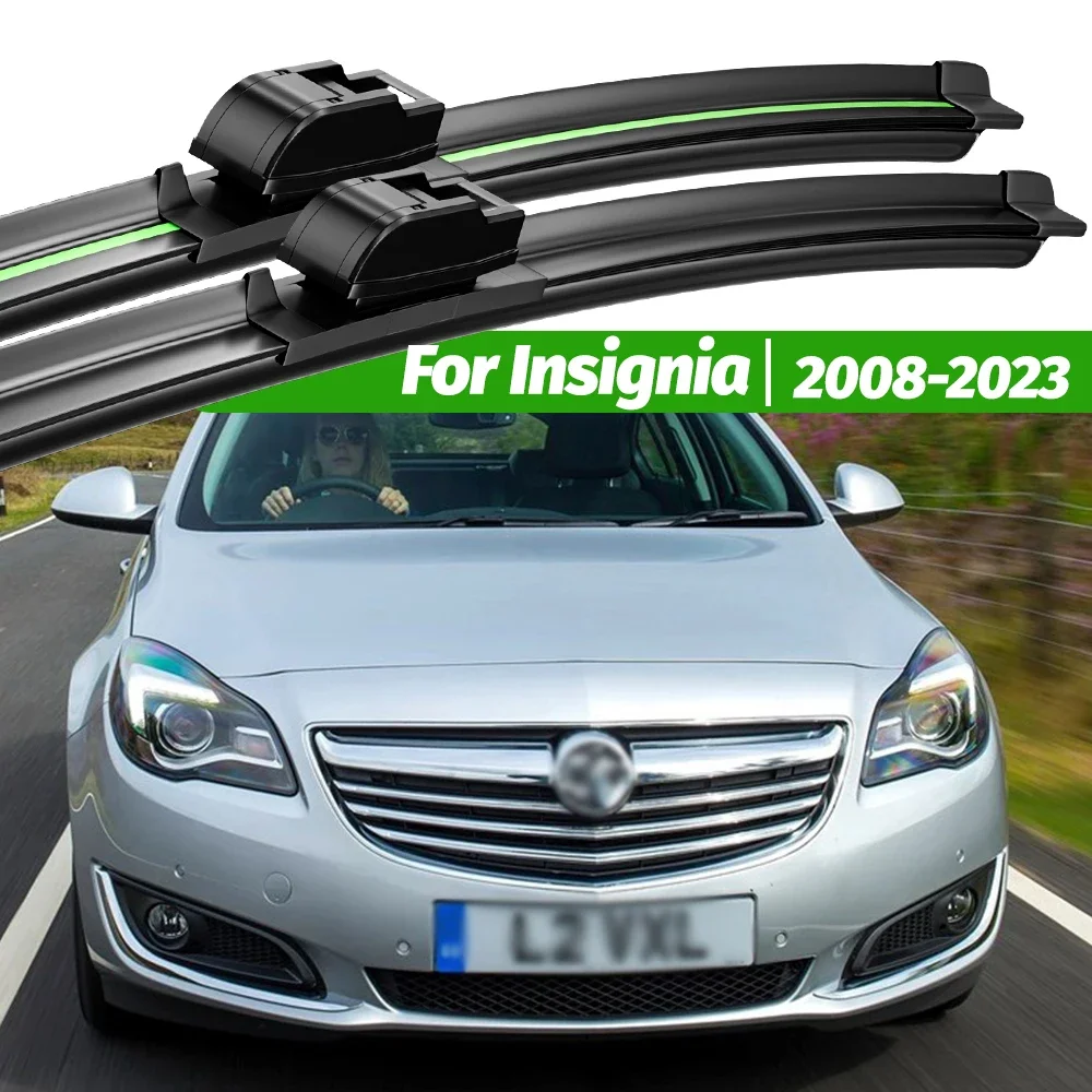 For Opel Insignia A B 2008-2023 2pcs Front Windshield Wiper Blades 2009 2012 2014 2016 2019 2020 Windscreen Window Accessories