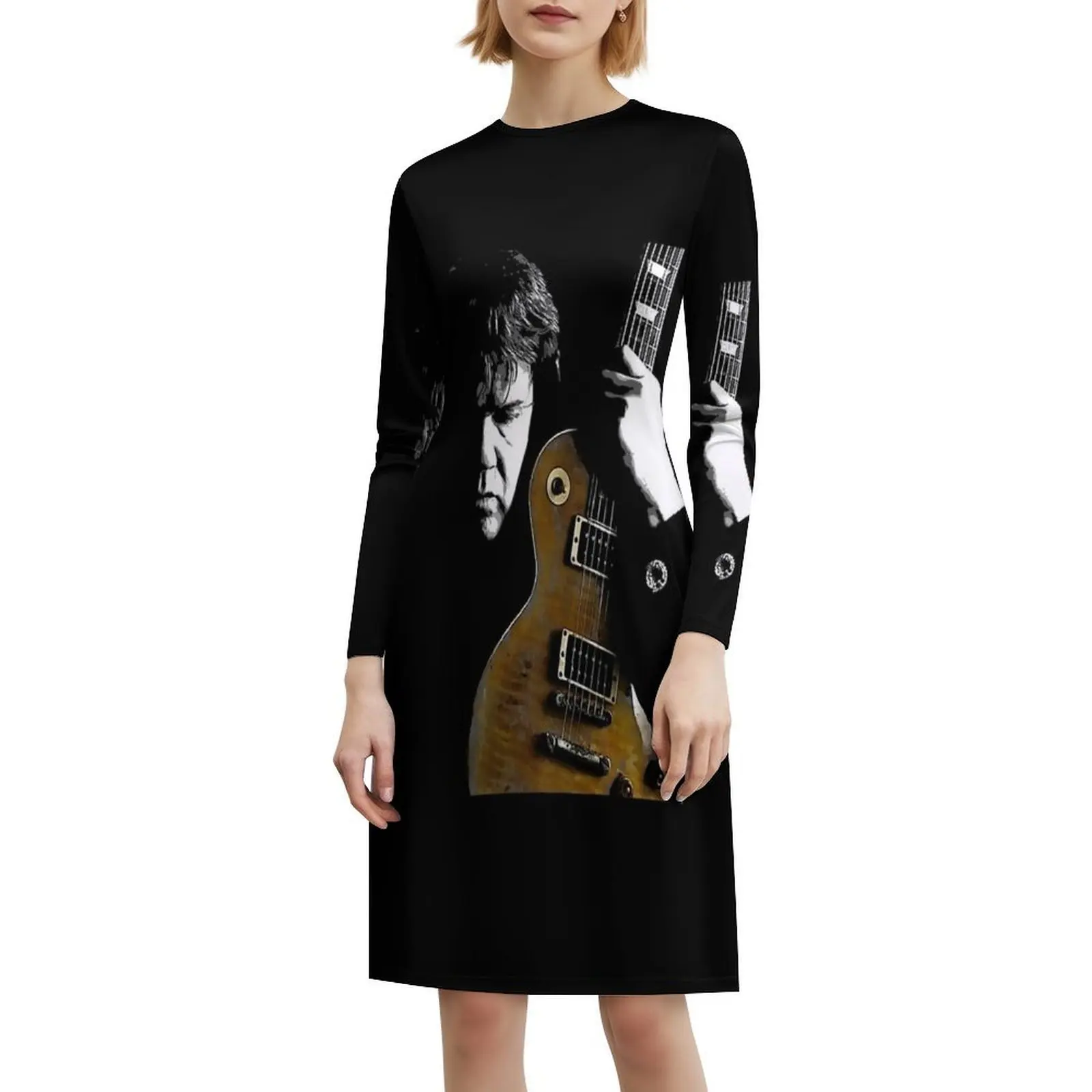 فستان حفلات نسائي من Gary Moore ملابس عصرية مطبوعة للنادي للسيدات غاري مور غاري مور هوب غاري مور للسيدات #6