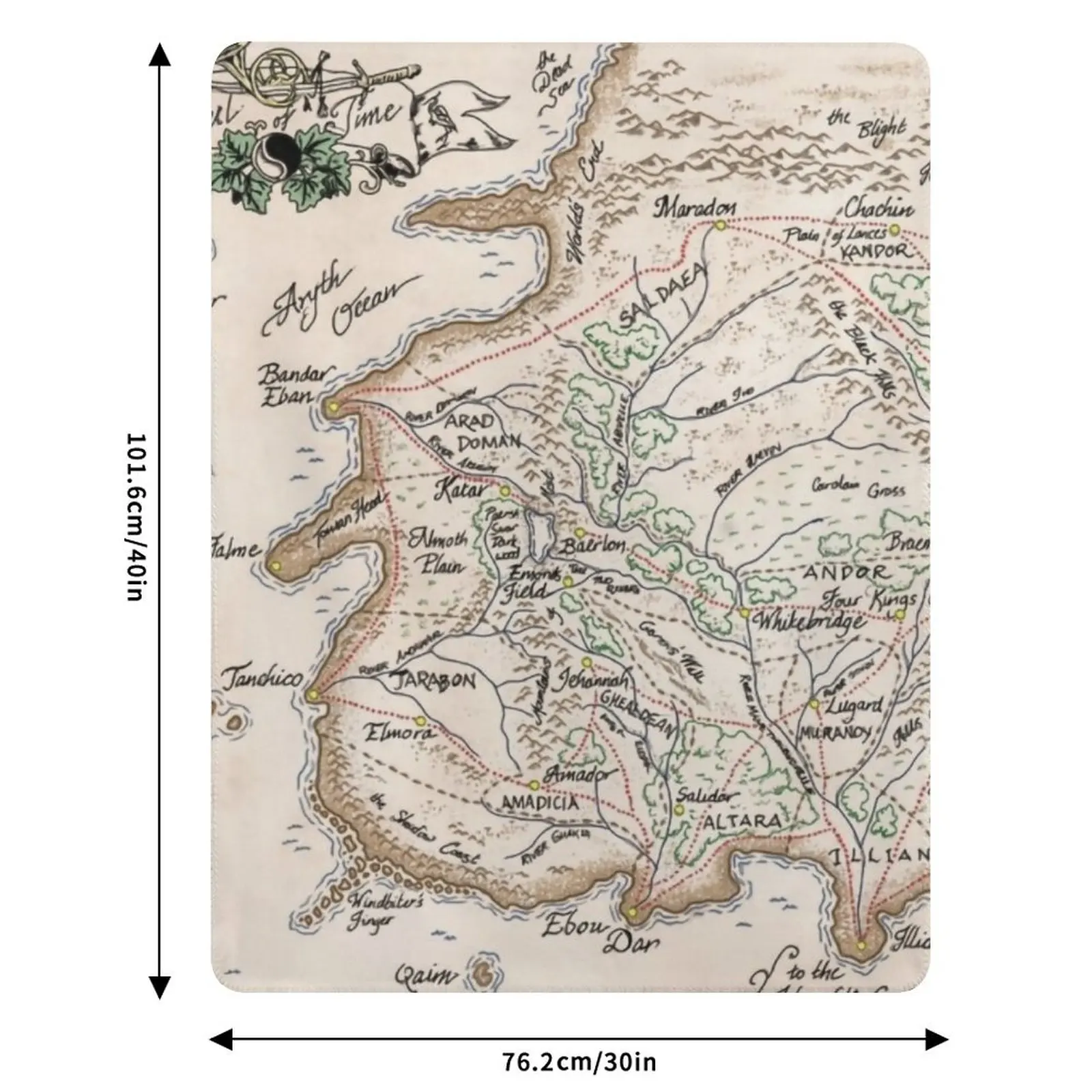 wheel of time map Throw Blanket For Baby Personalized Gift Moving Retros warm winter Blankets 6