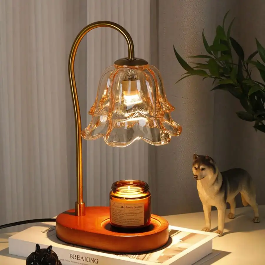 Candle Warmer Lamp With Timer And Dimmer For Home Room Decor, Brithday Gifts For Women, Mother's Day Gifts,Christmas Lighting, Christmas Decorations, Christmas Gifts, Valentine's Day And New Year Gifts(No Scented Candles)