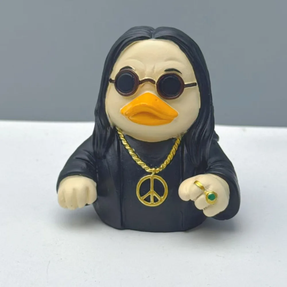 

Rock and Roll Dark Duck Rock Music Dark Prince Ozzy Memorial Duck Home Decoration Ornament