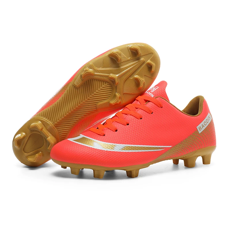 

Новые мужские футбольные бутсы, противоскользящие для взрослых, детские, спортивные для взрослых, сверхлегкие тренировочные футбольные бутсы