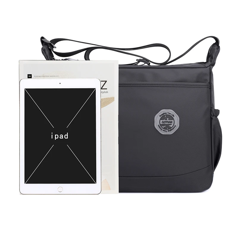 Men Nylon Shoulder Bags Men's Crossbody Bag Large Capacity Messenger Bags for Man High Quality Handbag Casual Office Travel Bag