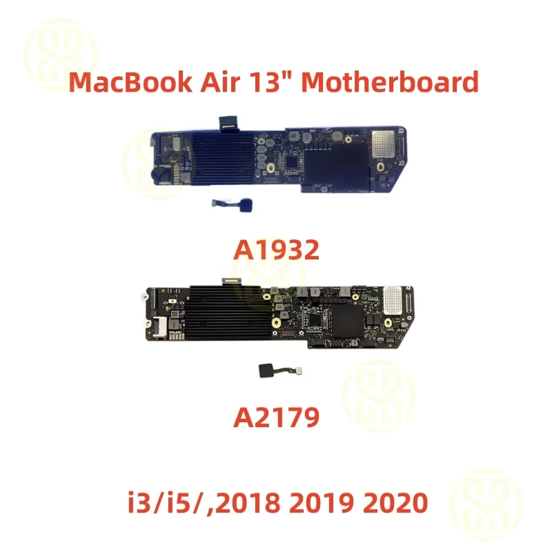 Original A1932 A2179 Motherboard with Touch ID for MacBook Air 13' Logic Board I3 I5 2018 2019 2020 Years