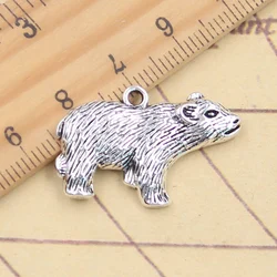10pcs Charms Polar Bear 19x30mm Tibetan Silver Color Pendants Antique Jewelry Making DIY Handmade Craft