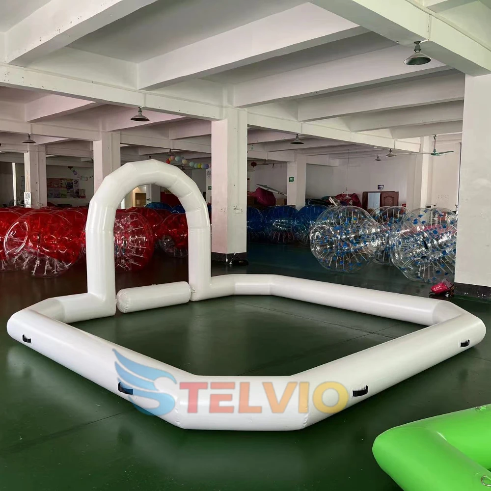 PVC Kids Bumper Cars Inflatable Arena Outdoor Children Soft Play Inflatable Race Track For Bumper Car