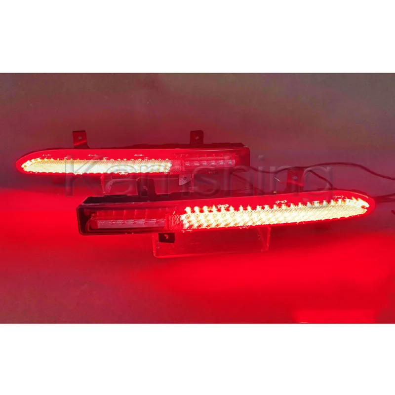 Kamshing 1 Pair Modify LED Rear Bumper Light Lamp For BYD YUAN UP Rear Bumper Fog Light Fog Lamp Rear Foglight