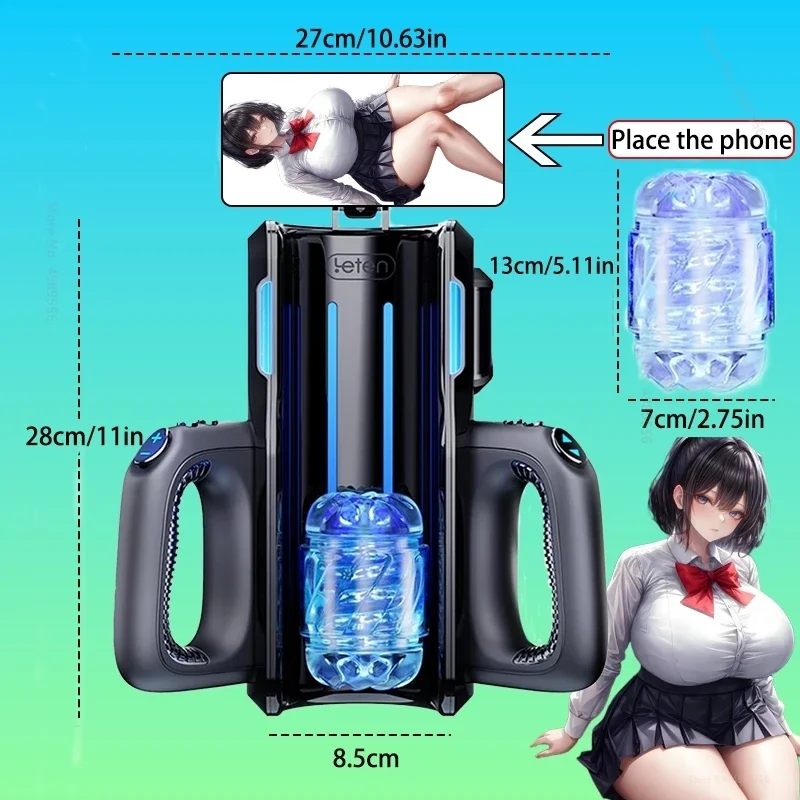 ألعاب الجنس الولايات المتحدة في المخزون Leten THRUSTING-PRO الهزاز آلة الجنس التلقائي الرجال لعبة الاستمناء كس المهبل ذكر الاستمناء