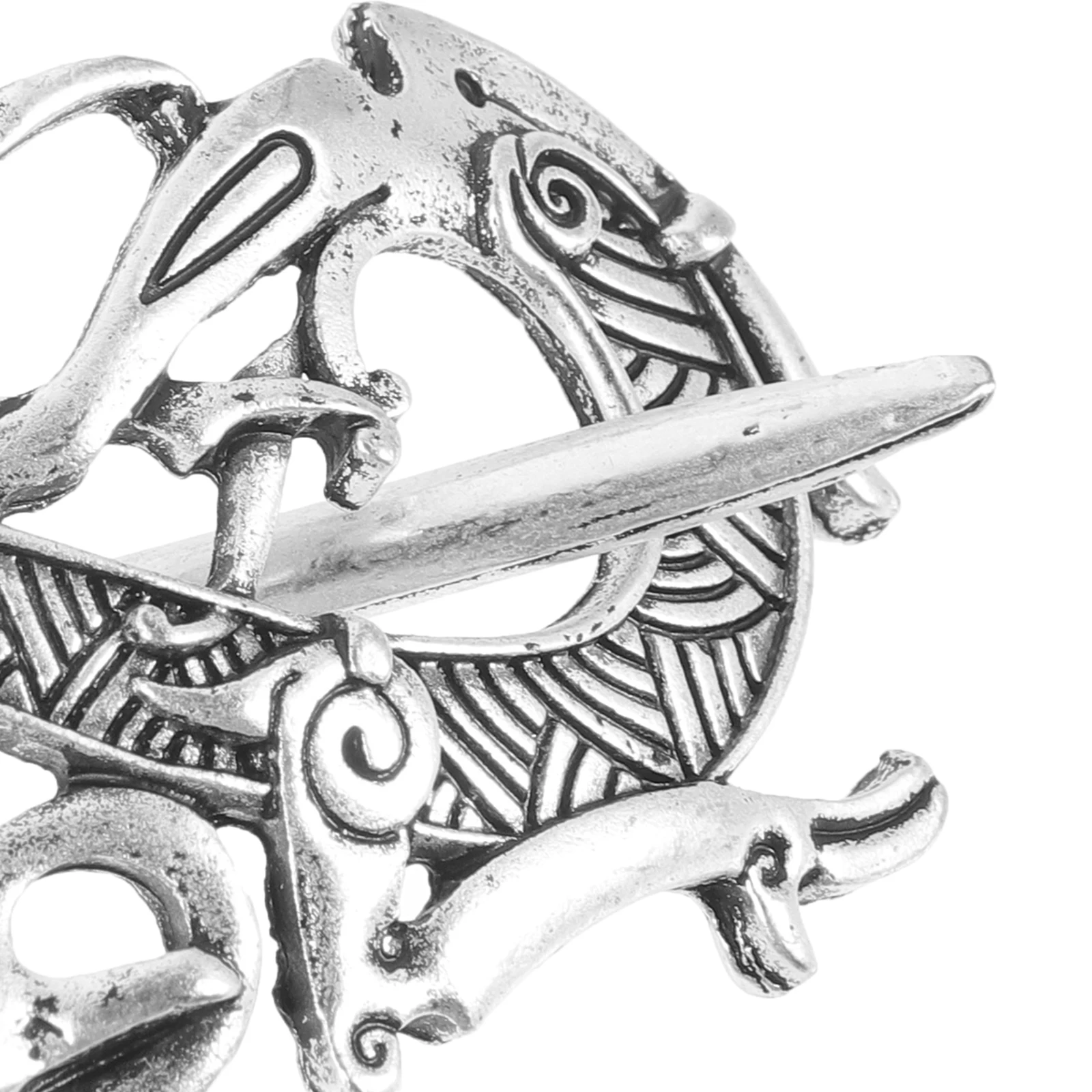 

Viking Hair Clips Alloy Sticks Barrette Silver Hairpin Knot Retro Accessories Wedding Slide Ornaments Stylish Decorative