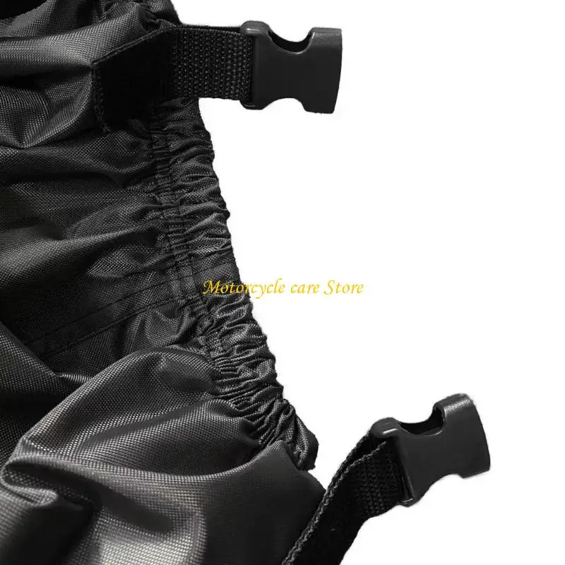 U75F Snowmobile Storage Protective Cover for Parked Machines with Contoured Built-In Fastening, and Fold-Away Handling