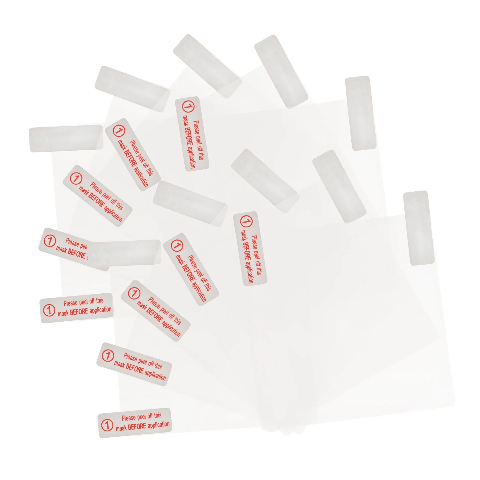 

10pcs Car ETC Sticker Driving Recorder Electrostatic Adhesive Compatible Windshield Vehicle Accessory Double Sided Tape High