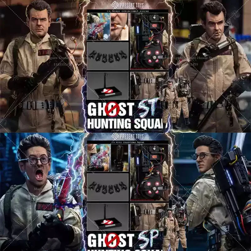 

PRESENT TOYS PT-sp77 PT-sp78 1/6 Scale Ghost Catcher Teams Supernatural Events 12-inch Full Set Action Figure Male Soldier Toys