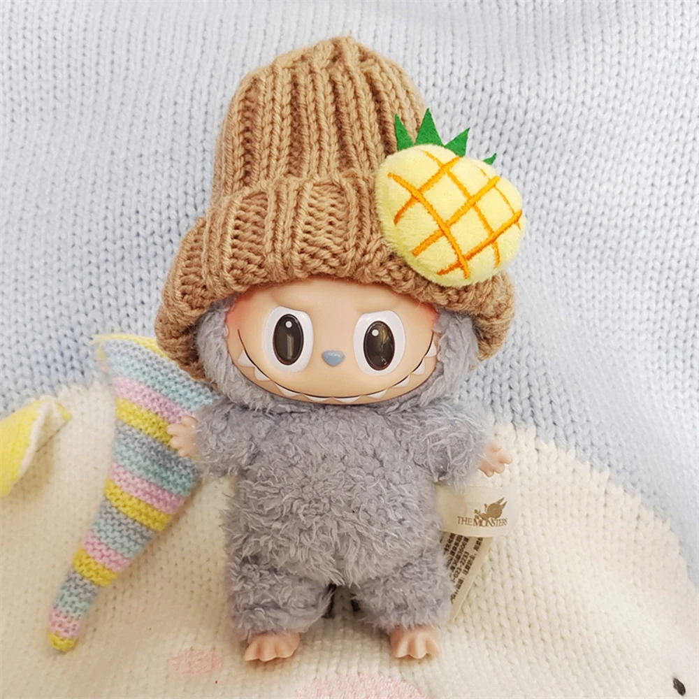 

For 17CM Labubu decoration small hat for labubu V1 V2 for Labubu doll DIY decoration (no doll)