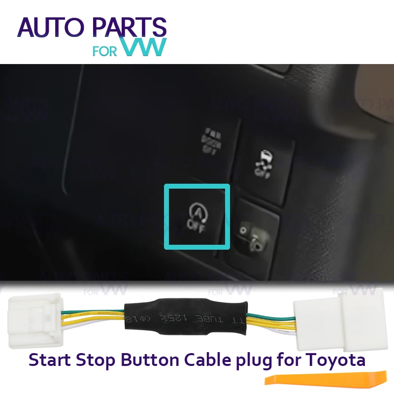 

For Toyota Auto Stop Start Engine System Off Drive Park Device Control Sensor Plug Stop Cancel Cable for Camry Passo Spade Prote