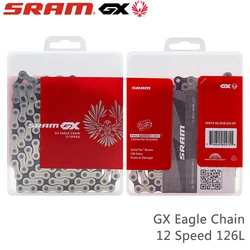 SRAM Bike Chain GX Eagle 12 Speed 126 Links Chain PowerLock Solid Pin for MTB Road Bike Original Bicycle Parts