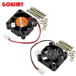 1PCS Raspberry Pi 3 CPU Fan Active Cooling Fan for Customized Acrylic Case Support raspberry pi model B Plus B+/Raspbery Pi 2