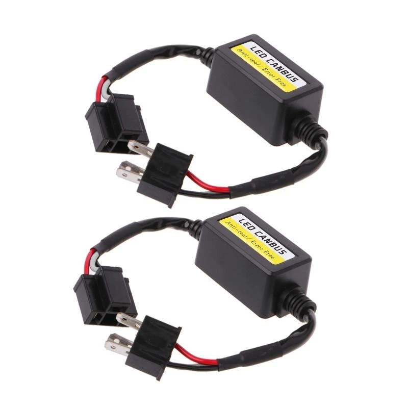 

2Pcs Car LED Headlight Canbus Canceller Error Anti Flicker Resistor