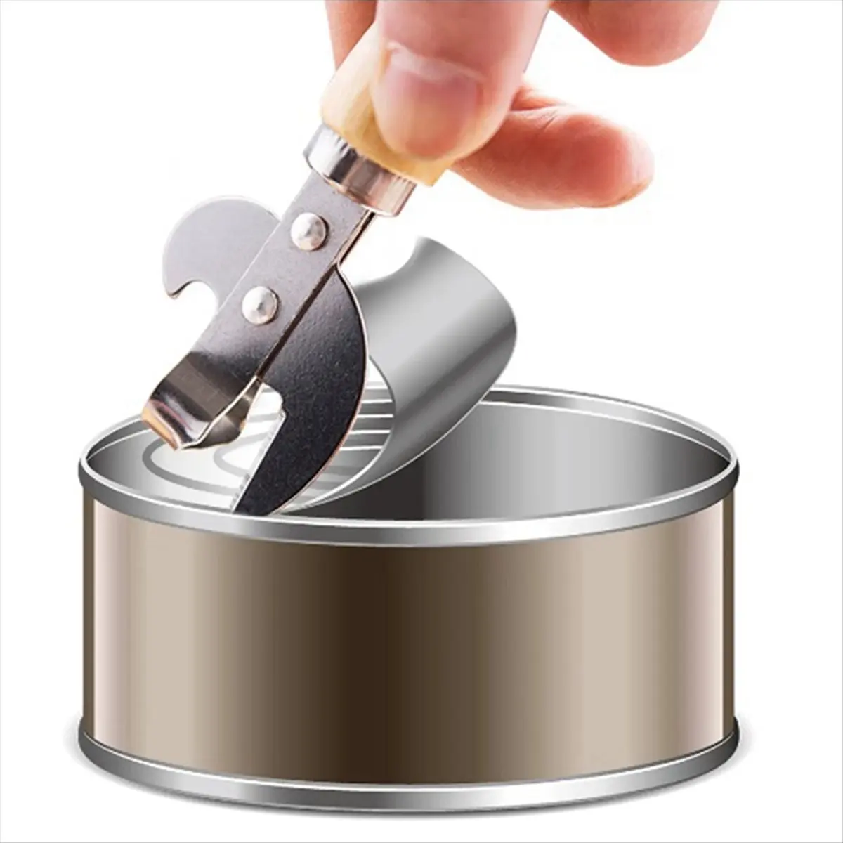 ABNQ Manual Lid Remover Multifunction Can Opener Utensil Gadgets for Jars Canisters Kitchen Accessories