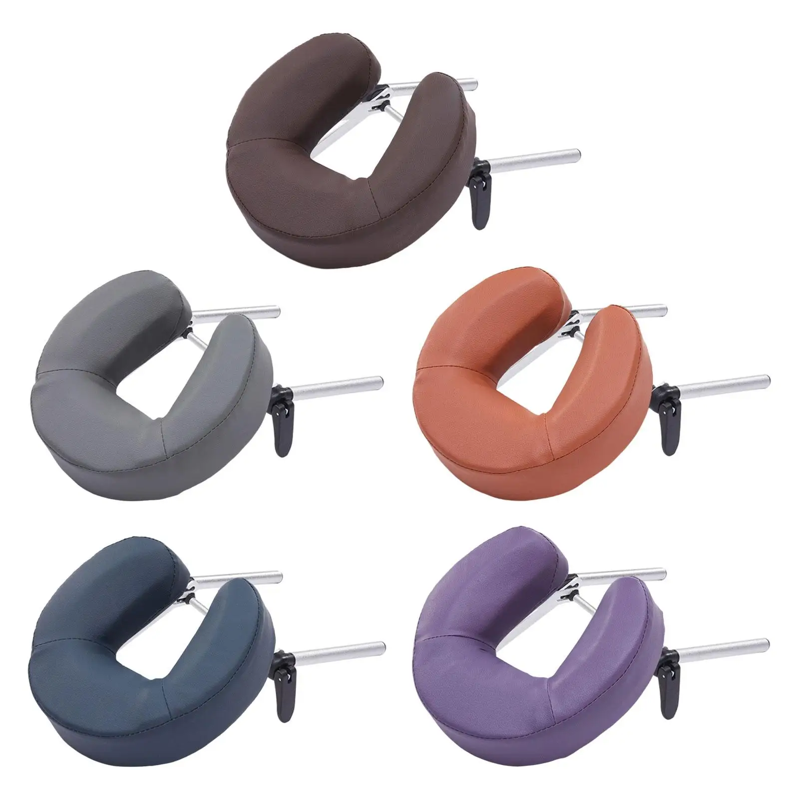 

Massage Table Face Cradle with U Shape Pillow PU Leather Lightweight Cushion