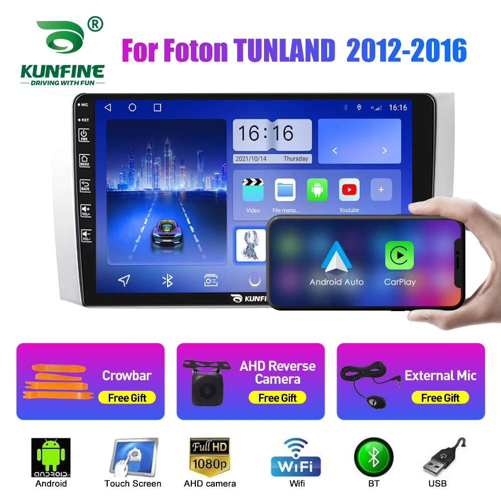 

Автомобильный радиоприемник для Ford TUNLAND 2012-2016 2Din Android, восьмиядерный автомобильный стерео DVD, GPS-навигатор, плеер, мультимедиа, Android, авто Carplay