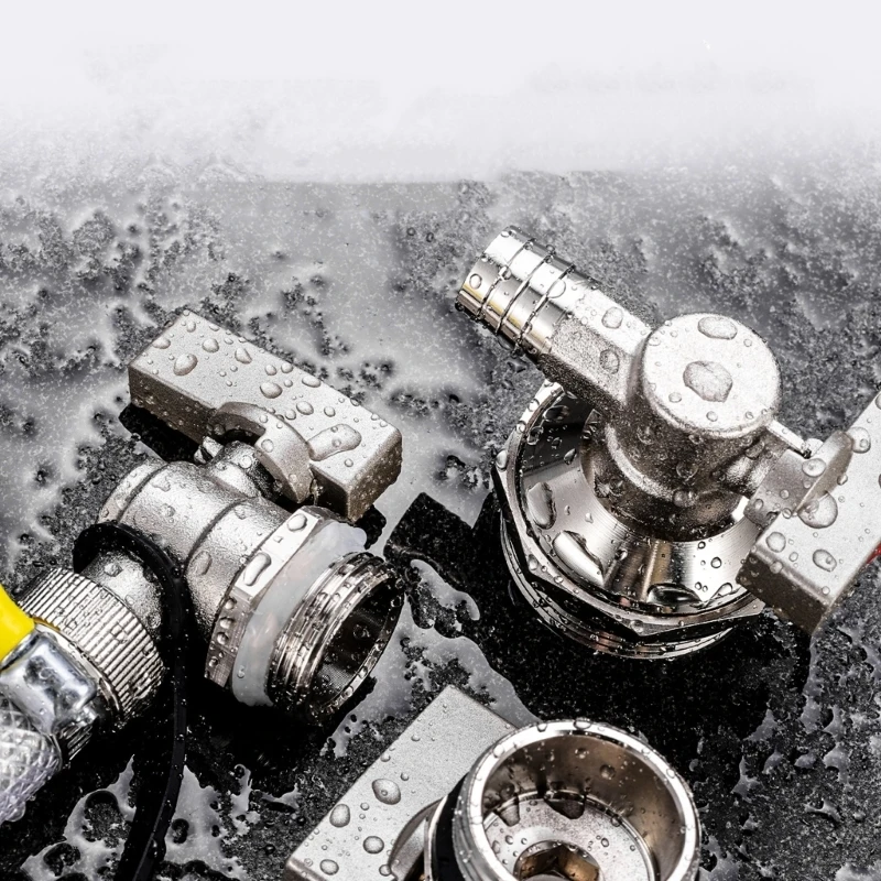 Copper Underfloor Heating Distributor Valves Floor Heating Drain Valves Connector