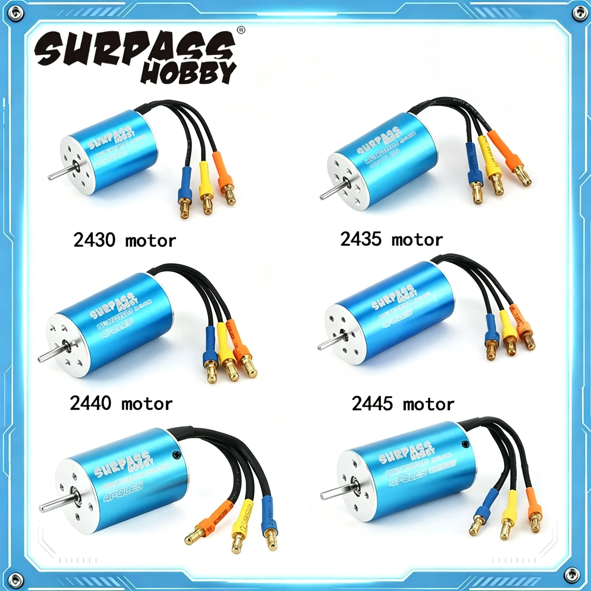 Rc Remo Hobby - Moteur sans balais SURPASS HOBBY 2435