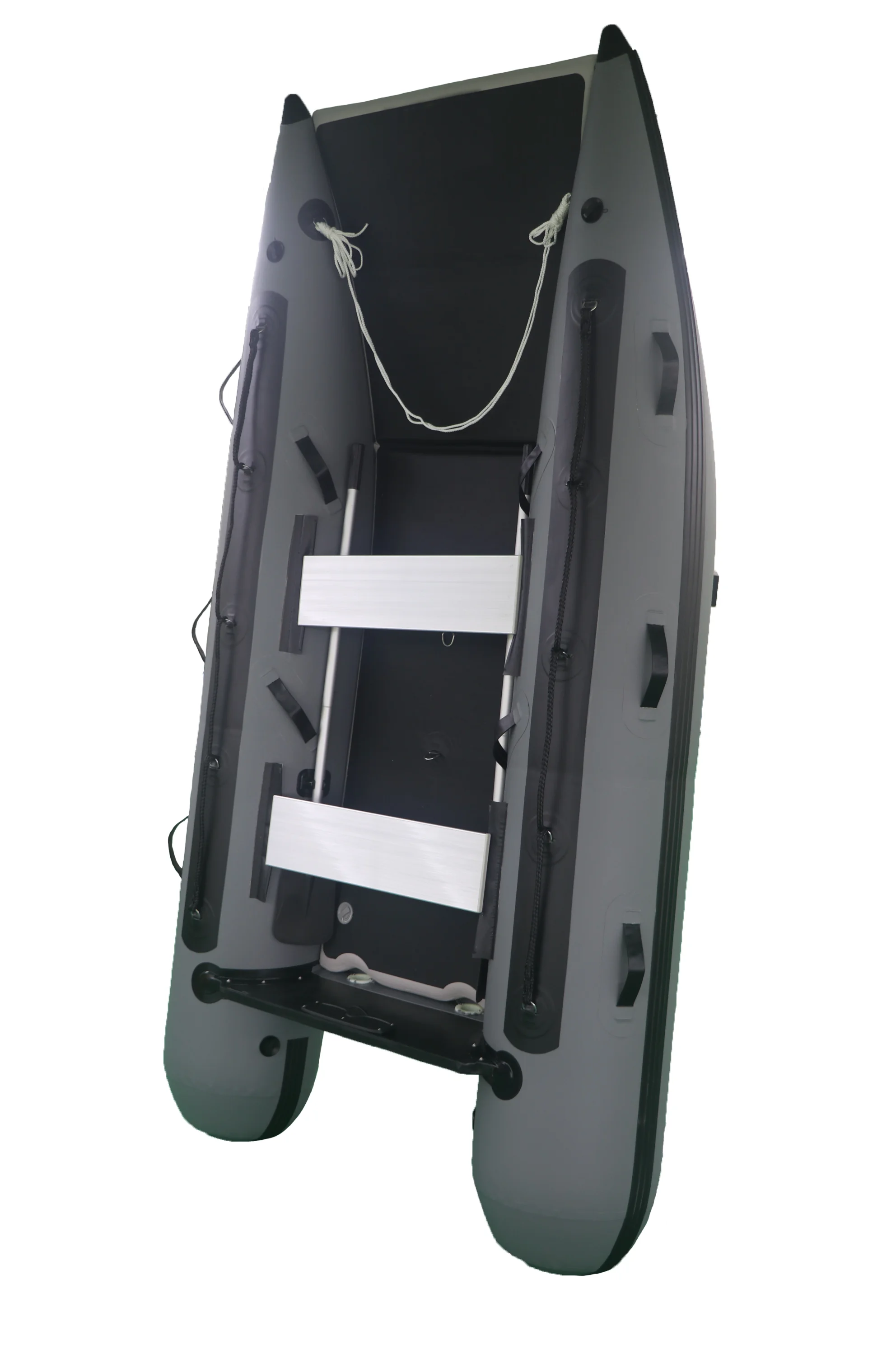 -For 3 Meter Inflatable Boat Folding Catamaran Boat PVC Fishing Dinghy^
