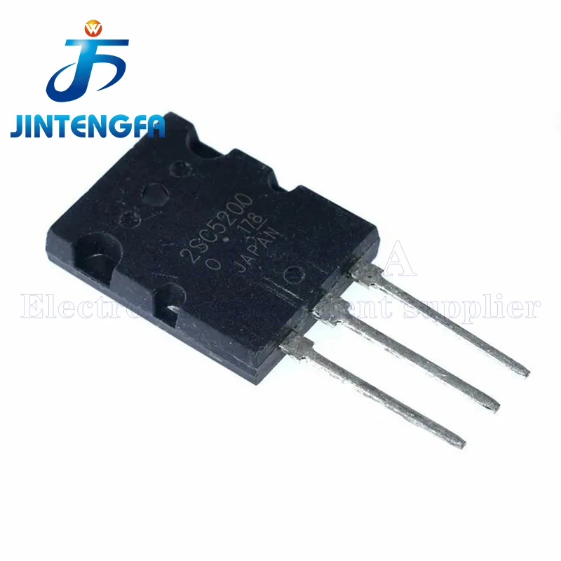 5PCS 2SA1943 2SC5200 TTC5200 TTA1943 NPN PNP 230V 15A TO-3PL Audio Power Triode High-power Power Amplifierคู่ทรานซิสเตอร์