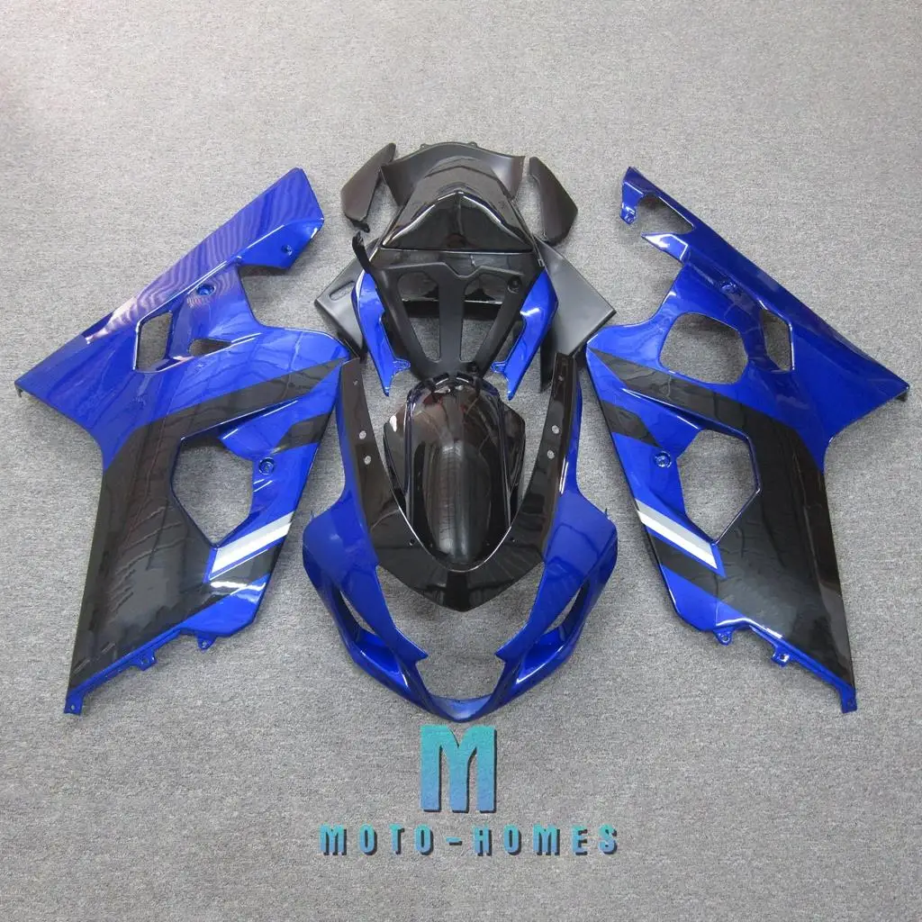 Injection ZXMT Fairing for SUZUKI GSXR600 GSXR750 04 05 GSXR 600 2004 2005 K4 Motorcycle Custom Motor Fairings Kit Blue Black