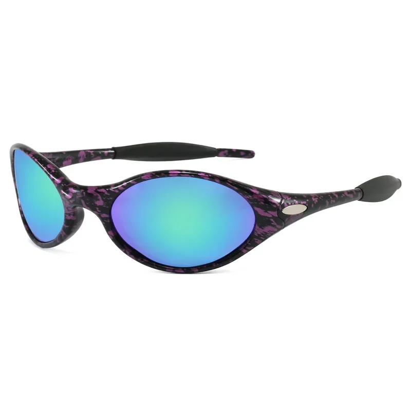 2026 Y2K Euro-Amerikanische polarisierte Sonnenbrille für Männer und Frauen, TR Retro Oval-Rundrahmen, Outdoor-Fahrrad- und Fahrsonnenbrille.