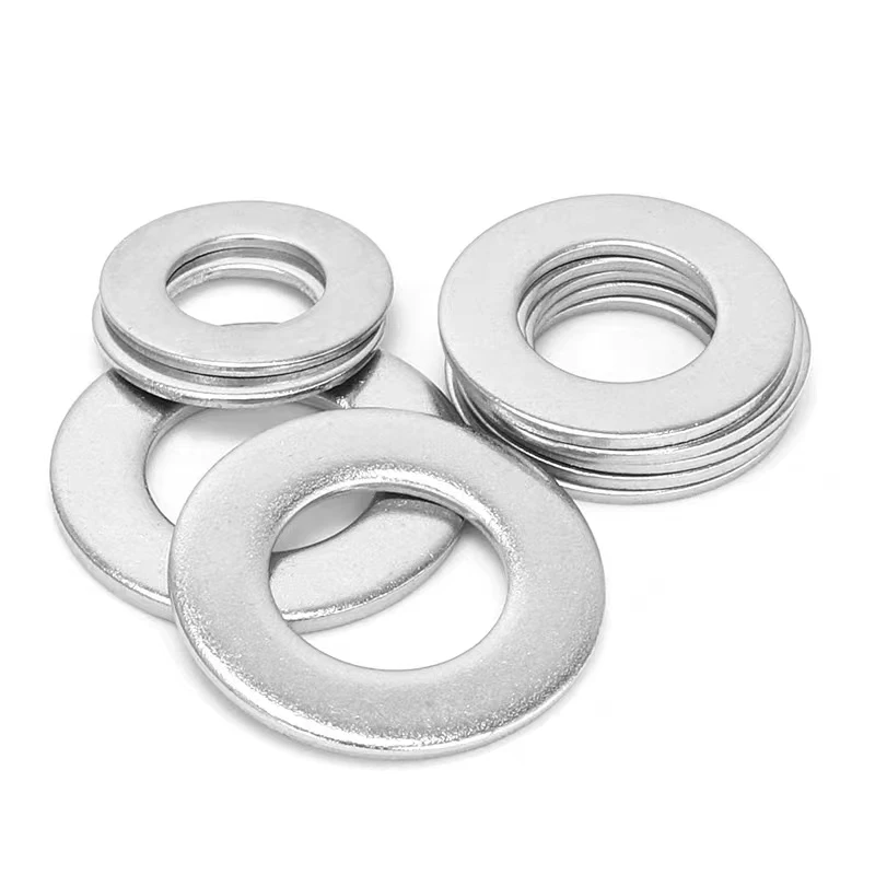 M1.6 M2 M3 M3.5 M4 M5 M6-M22 304 A2-70 Stainless Steel Plain Washer Big Metal Gasket DIN125 Flat Washer